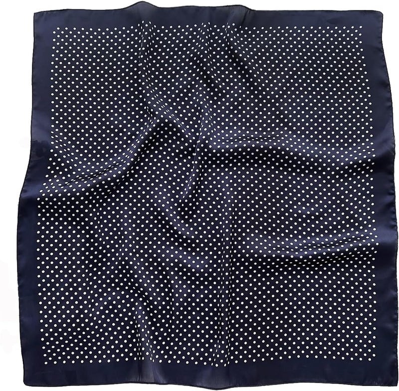 27.5" Silk Like Head Scarf For Women, Satin Hair Scarfs Large Square Scarves